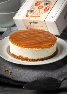 salted caramel light cheesecake