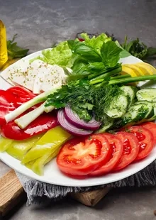 vegetables plate