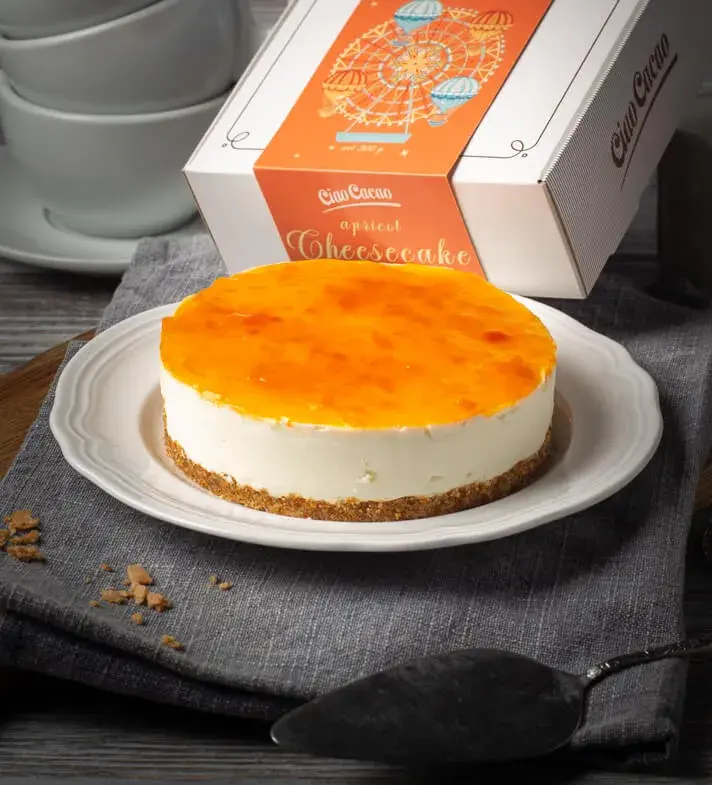 apricot light cheesecake