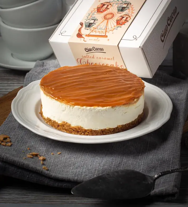 salted caramel light cheesecake