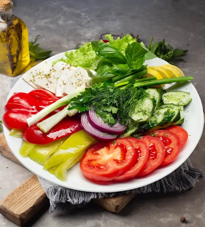 vegetables plate